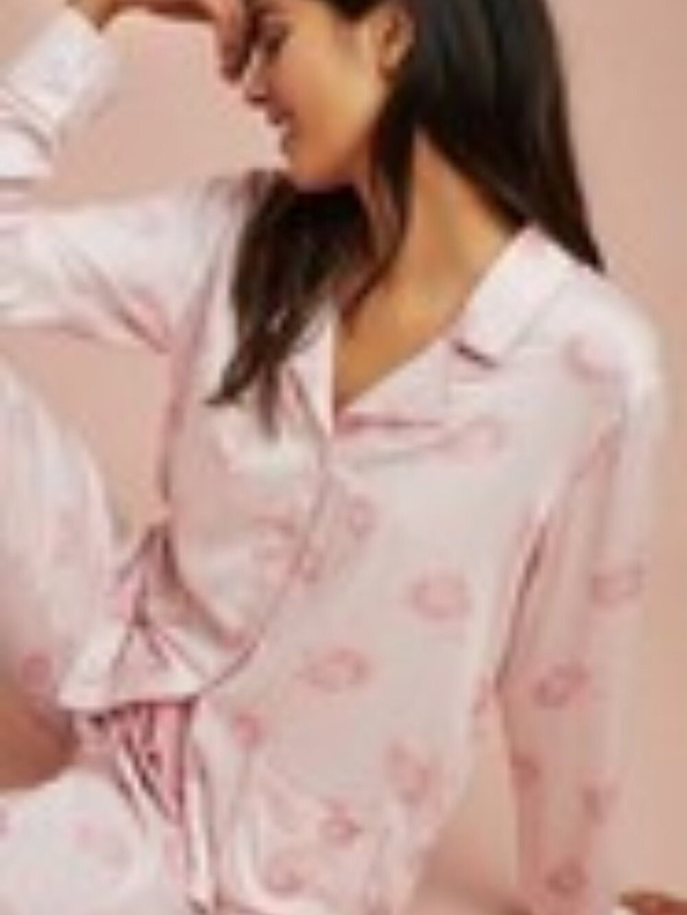 Splendid x Vogue Rose Print Pajama Sleepwear Set S Anniversary